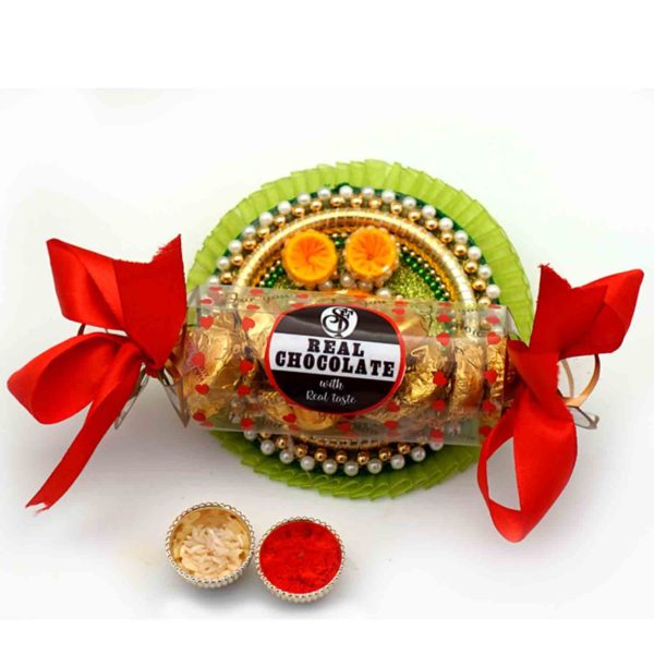 Traditional Thaal - Send Bhai Dooj Tikka USA