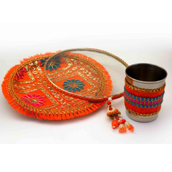 Traditional Karwachauth Thaal - Image 2