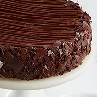 Triple Chocolate Enrobed Brownie Cake