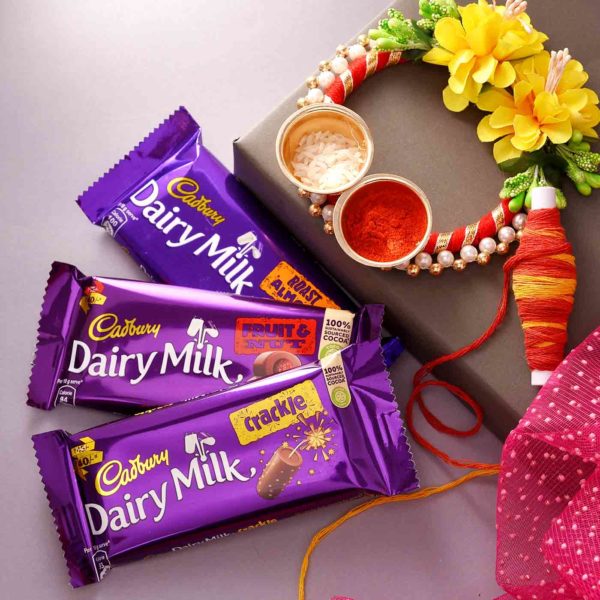 Bhai Dooj Tikka Platter With Dairy Milk