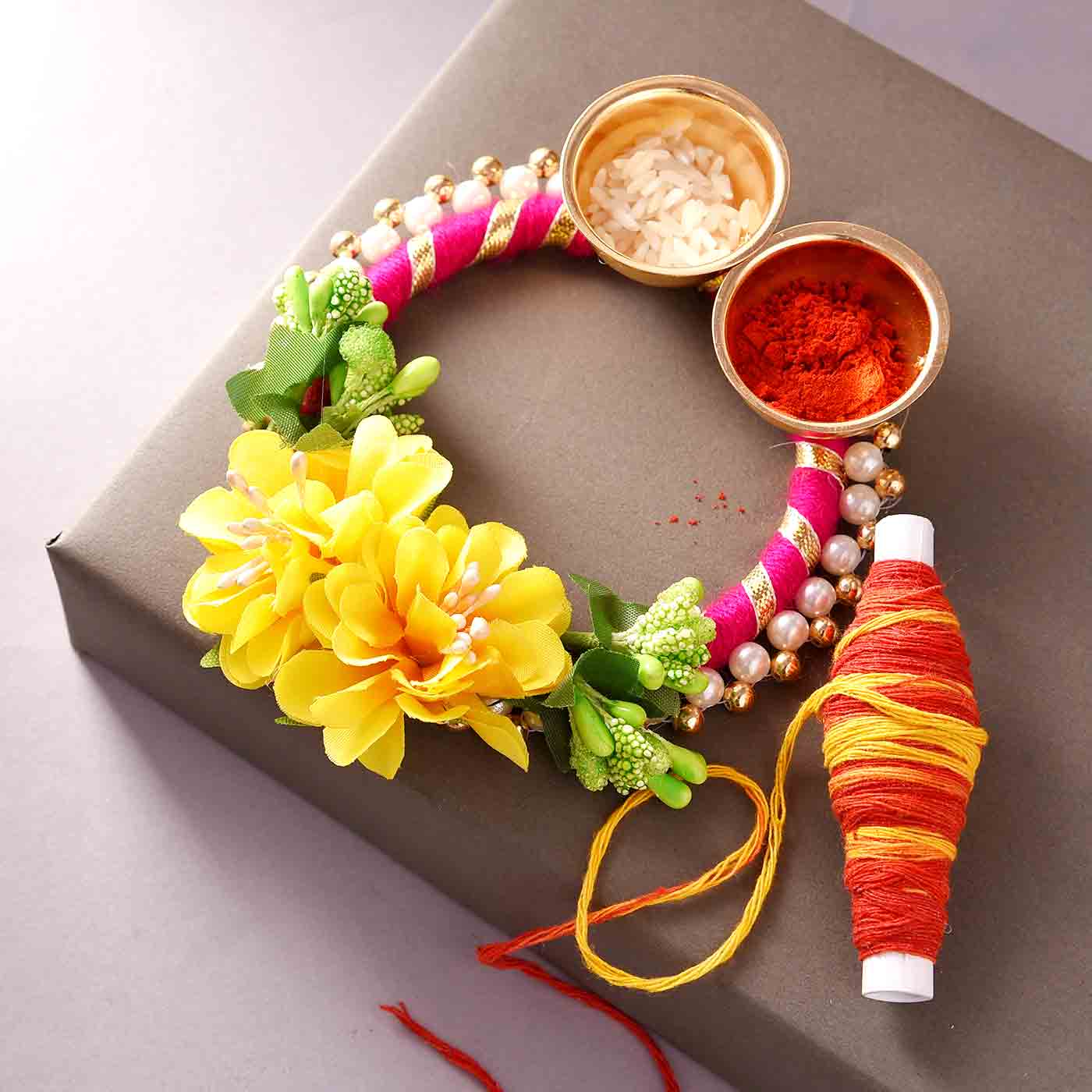 Bhai Dooj Tikka Holder With Dairy Milk-silk