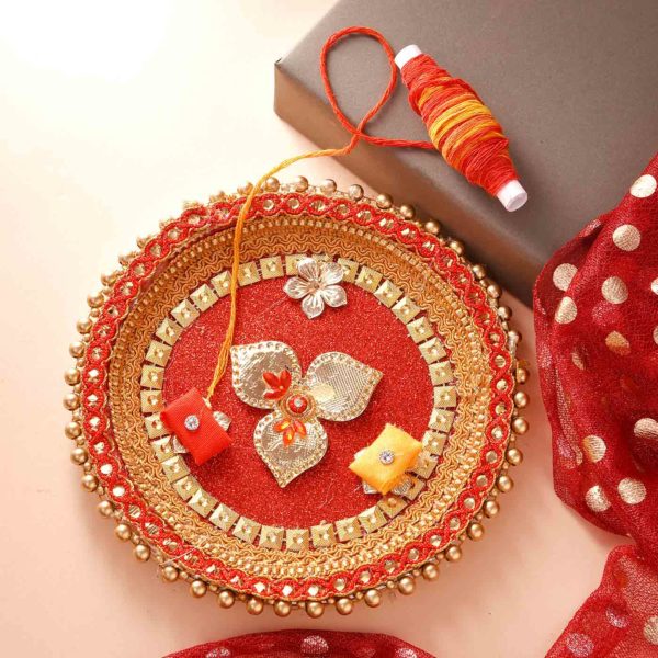 Bhai Dooj Combo With Pooja Thali & Ferrero Rocher - Image 3