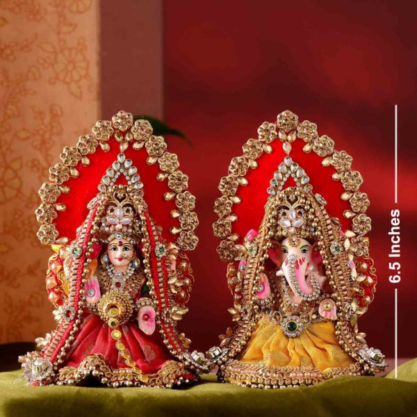 Terracotta Lakshmi Ganesh Set -1 - Image 2