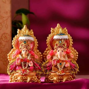 Terracotta Lakshmi Ganesh Set