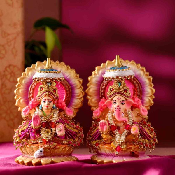 Terracotta Lakshmi Ganesh Set