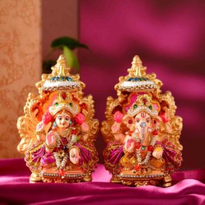Terracotta Lakshmi Ganesh Set