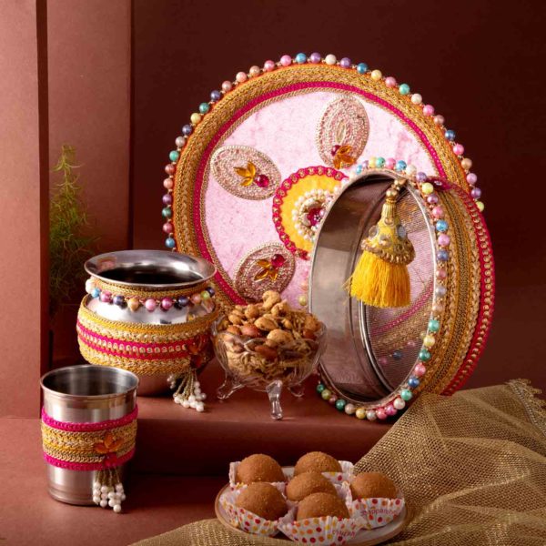 Karwachauth Thali & Sweet - Salty Hamper