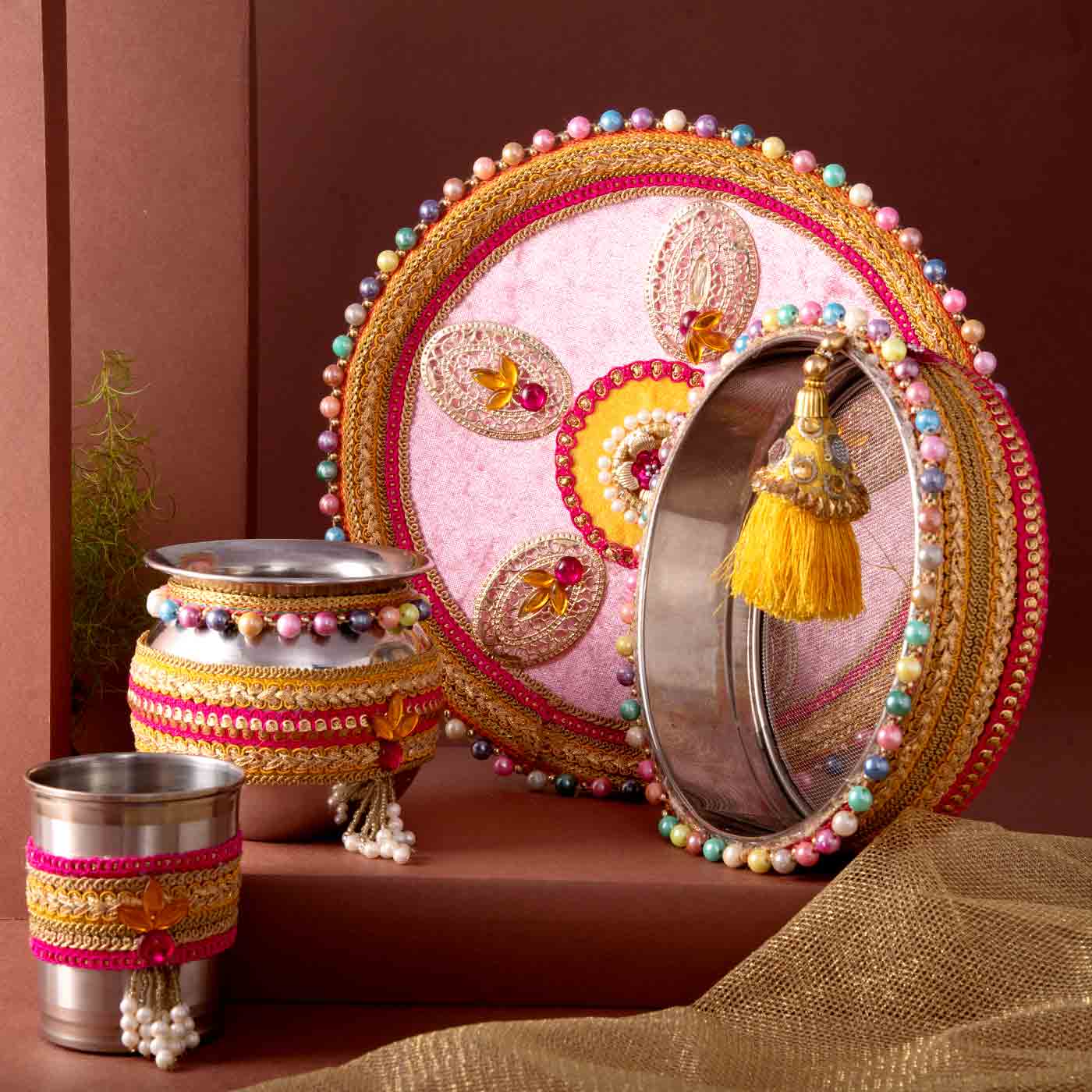 Karwachauth Thali & Sweet - Salty Hamper