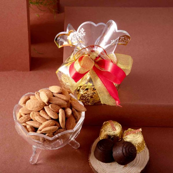 Embroidered Zari Jewellery Box  Gourmet Hamper - Image 5