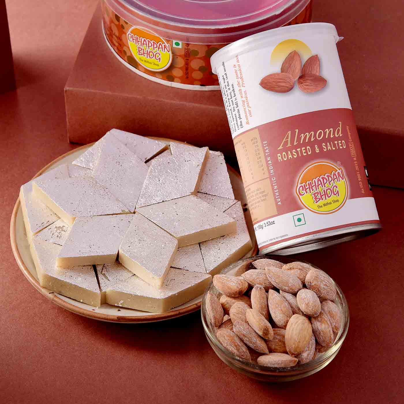 Lakshmi Ganesha Katli Almonds Duo