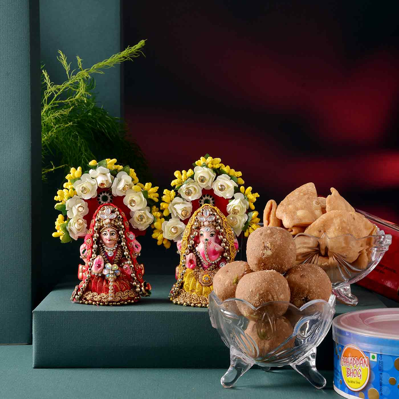 Lakshmi Ganesha Panjiri Ladoo Suhal  Hamper