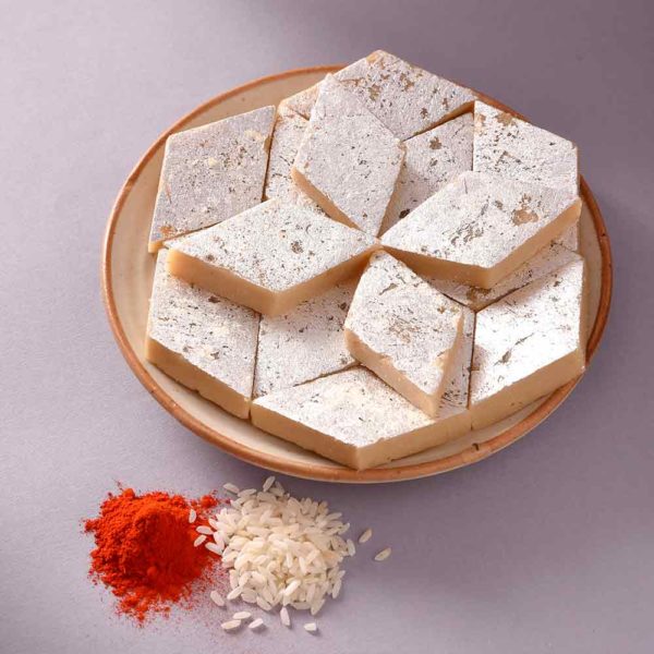 Kaju barfi Roli Chawal Hamper