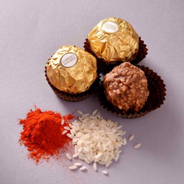 ferrero Chocolate With Roli Chawal Hamper