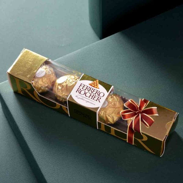 BHAI DOOJ FERRERO WITH FLOWER POOJA THALI - Image 3