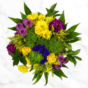 Cheerful Garden Bouquet with a good mix of different flowers