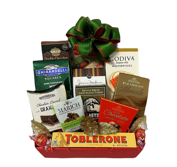 decadent chocolate tray