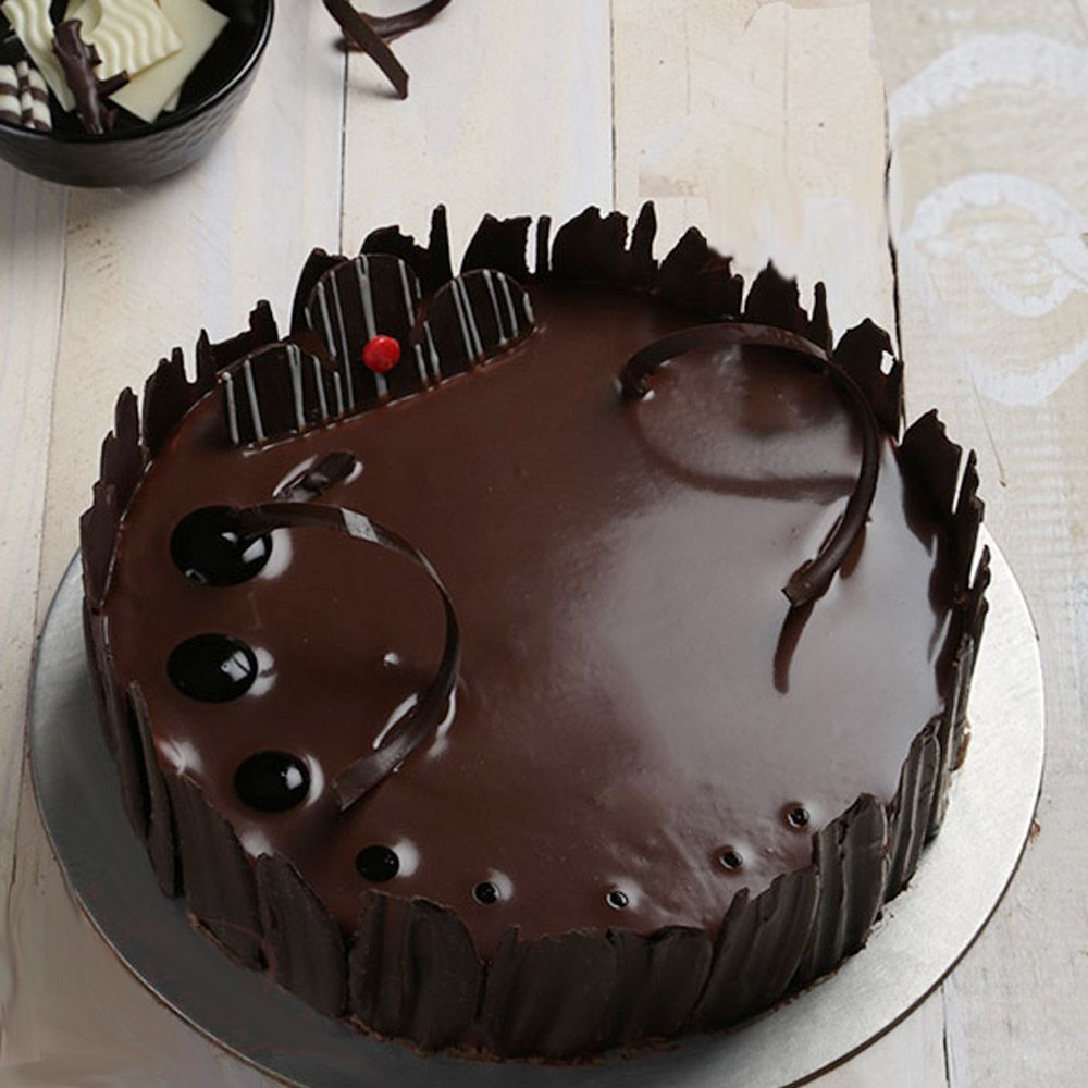 Dark Eggless Chocolate Cake - Same Day Delivery