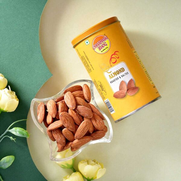 Bhaidooj Pooja Thali Almond Nuts Duo - Image 3