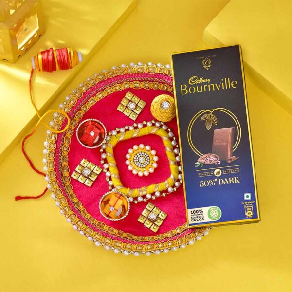 Bhaidooj Pooja Thali Bournville Combo