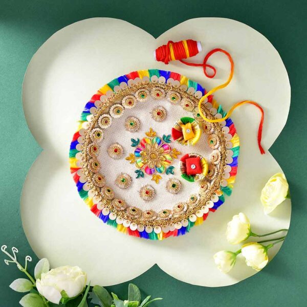 Bhaidooj Pooja Thali Pistachios Duo - Image 2