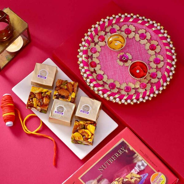 Bhaidooj Pooja Thali Nutberry Duo