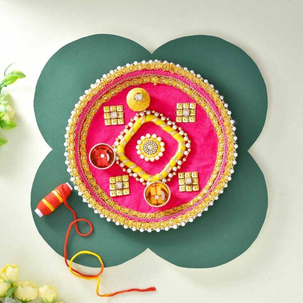 Bhaidooj Pooja Thali & Almonds Duo(USA,CANADA,UK) - Image 2