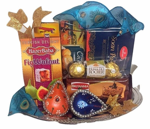 "Diwali Silver Tray "