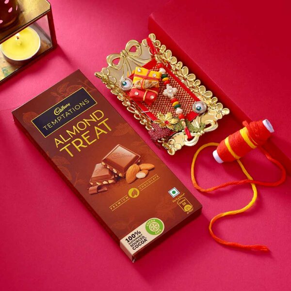 Bhaidooj Pooja Thali Almond Treat