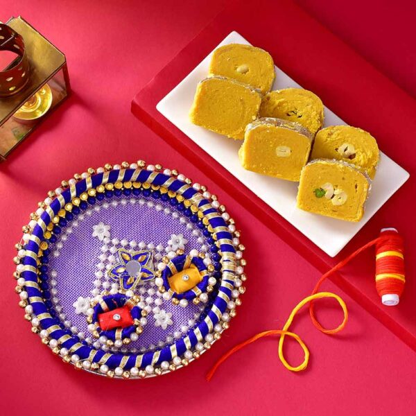Bhaidooj Pooja Thali Batisha Slice