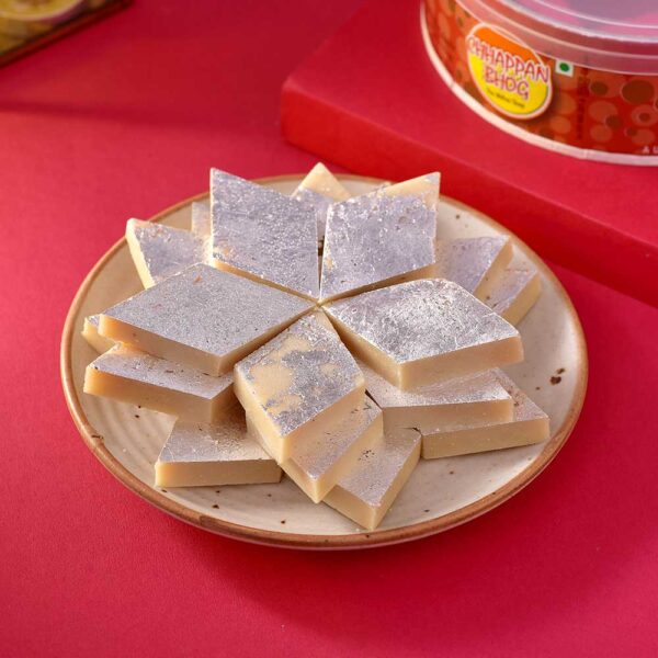Bhaidooj Pooja Thali Kaju Barfi Duo - Image 3