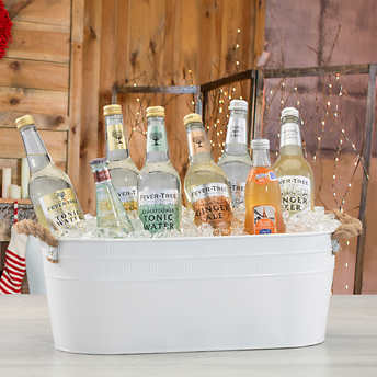 "Peace & Joy Holiday Beverage Tub  "