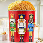 The Popcorn Factory 3.5 Gallon Nutcracker Cheer Holiday Tin