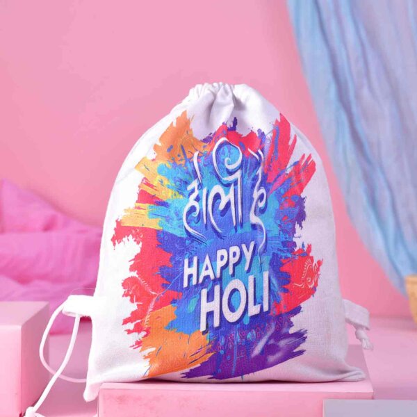 Holi Ghost Mask Gulal Potli Bag - Image 5
