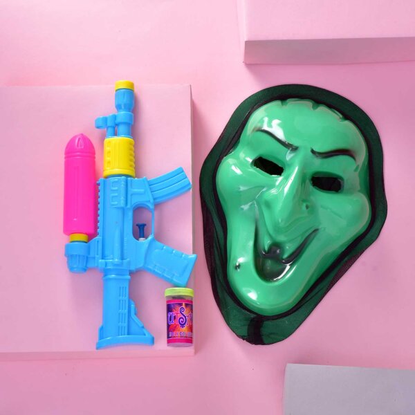 Holi Ghost Mask Gulal Potli Bag - Image 3