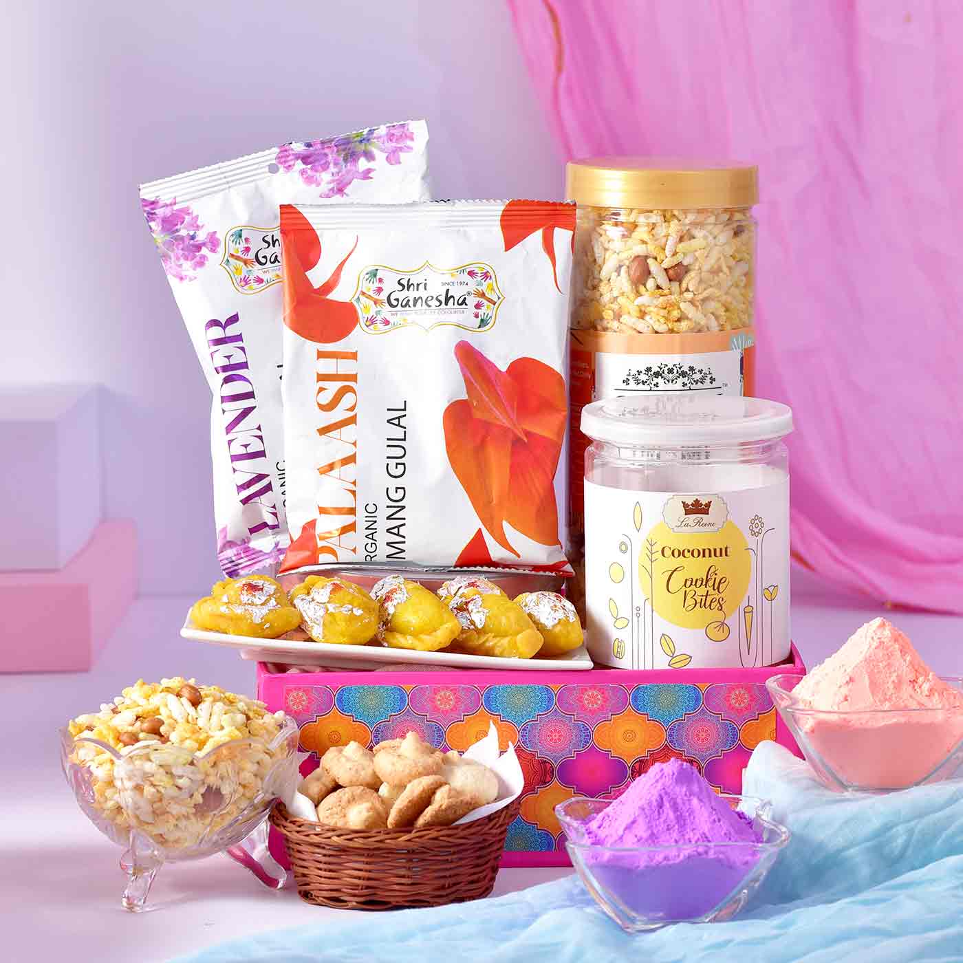 Holi Gujiya Gulal Package