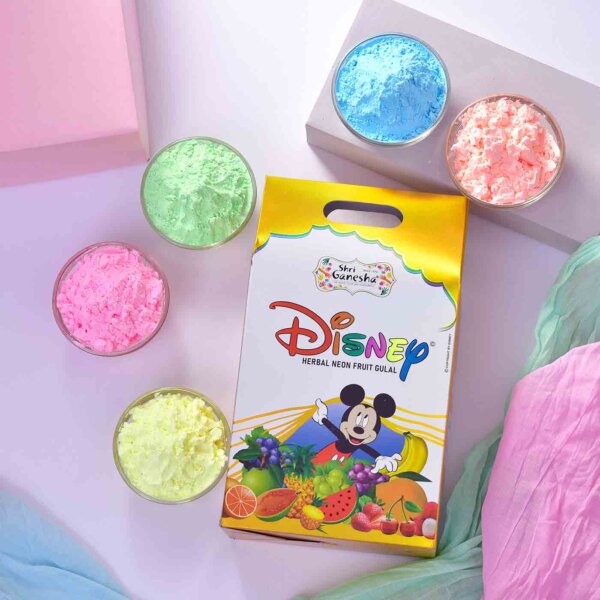 DISNEY Herbal Neon Fruit Gulal Gujiya Snack Hamper - Image 6