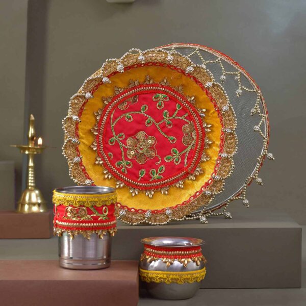 Karwachauth Pooja Thali Hamper - Image 7