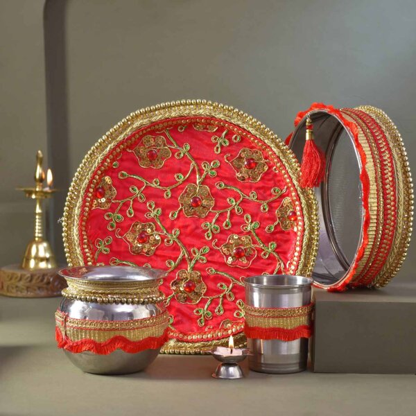 Karwachauth Thali & Namkeen Hamper - Image 5