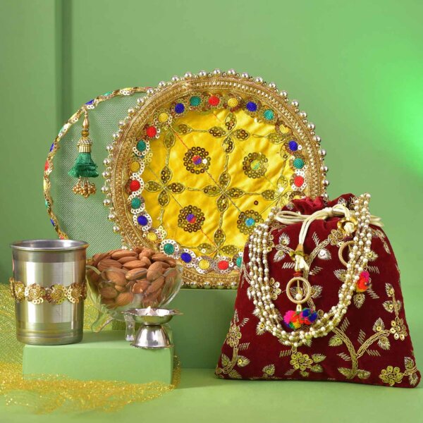 Karwachauth Thali Hamper for usa