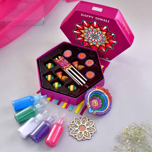 Diwali Crackers Shape Chocolates Hamper - Image 7