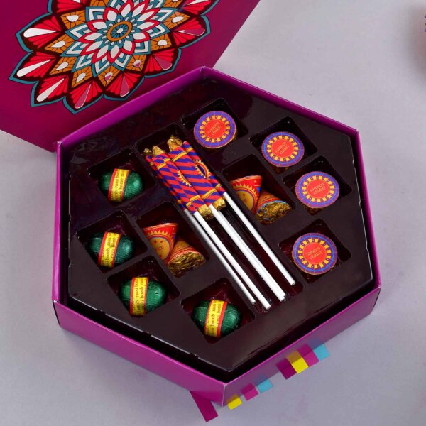 Diwali Crackers Shape Chocolates Hamper - Image 4